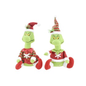 PUPAZZO PERSONAGGIO NATALIZIO DI COLORE VERDE CM. 33