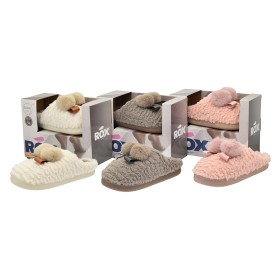 ROX PANTOFOLA DA DONNA TAGLIA 36-41 RM-164 3 COLORI ASSORTITI