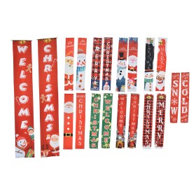 SET 2 DECORAZIONE DI NATALE PER PORTA 10 COLORI ASSORTITO