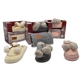 SET BORSA ACQUA CALDA CON PANTOFOLE DA DONNA TAGLIA 36/41 3 COLORI ASSORTITI