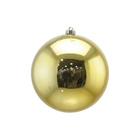 SFERA PALLINA PER ALBERO DI NATALE LUCIDA ORO CM. 20