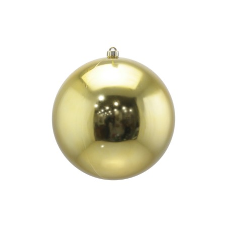 SFERA PALLINA PER ALBERO DI NATALE LUCIDA ORO CM. 25