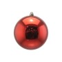 SFERA PALLINA PER ALBERO DI NATALE LUCIDA ROSSO CM. 20