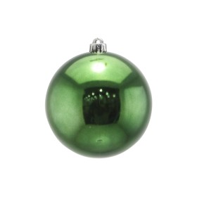 SFERA PALLINA PER ALBERO DI NATALE LUCIDA VERDE SCURO CM. 15