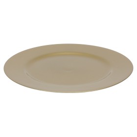 SOTTOPIATTO DI NATALE DIAM. CM. 33 DI COLORE ORO