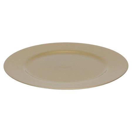 SOTTOPIATTO DI NATALE DIAM. CM. 33 DI COLORE ORO
