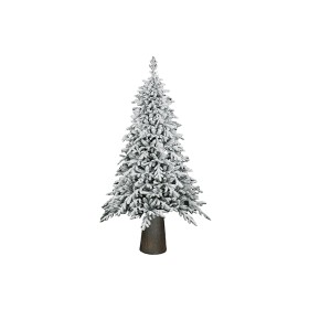 ALBERO DI NATALE MACAO INNEVATO CON 2037 RAMI E BASE CON TRONCO CM. 210