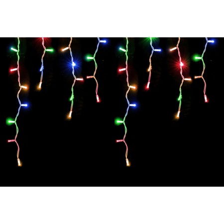 TENDA LUCI DI NATALE 100LED PER USO ESTERNO MULTICOLOR MT. 5X0,7
