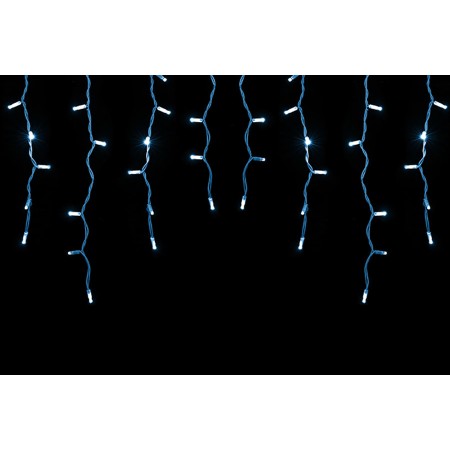 NATALUNA TENDA LUMINOSA DI NATALE 114LED CONNECT FLASH LUCE BIANCA PER ESTERTNO MT. 3x0,5