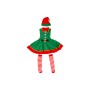 VESTITO DI NATALE DA ELFO PER RAGAZZA 486B