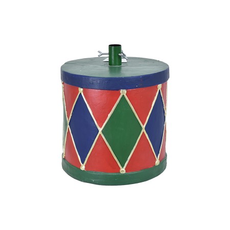 Nataluna Base per Albero di Natale con Decoro Tamburo – Diametro 32x25 cm