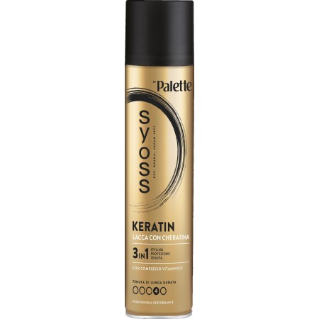 SYOSS PALETTE KERATIN LACCA PER CAPELLI STYLING 300ML