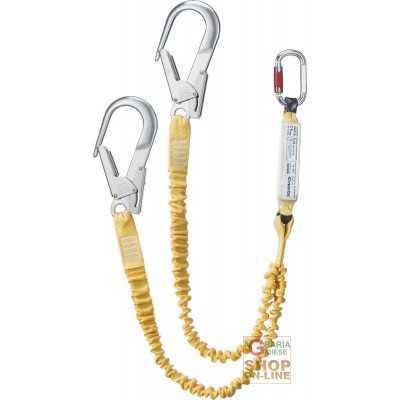 FALL ARRESTER IN ELASTIC BAND WITH TWO ANCHORING POINTS WITH