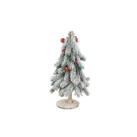 ALBERELLO DI NATALE CON DECORO NATALIZIO BIANCO CM. 15x45