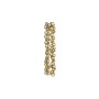 FESTONE NATALIZIO CON 142 SFERE 3/5 CM  COLORE ORO CM. 9,5x9,5x180