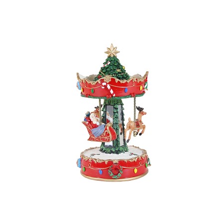 GIOSTRA CON CARILLON MUSICALE CM. 13,5x13,5x25