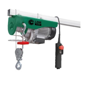 PARANCO A FUNE TIRATUTTO ELETTRICO KG. 200/400KG CAVO ML 18 WATT 750