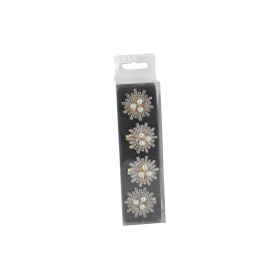 SET 4 PORTA TOVAGLIOLI SOLE DI COLORE ORO M.012