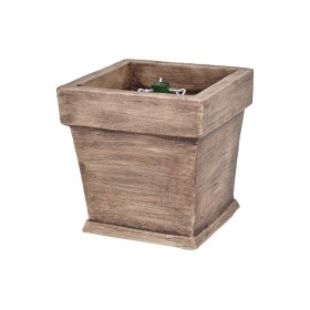 BASE PER ALBERO DI NATALE A FORMA DI VASO MARRONE CM. 30x30x30+5h.