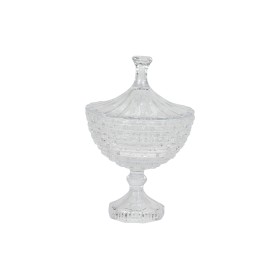 NATALUNA PORTA CARAMELLE IN VETRO TRASPARENTE DIAM. CM. 11,5x21,5 NATALUNA PORTA CARAMELLE IN VETRO TRASPARENTE DIAM. CM. 11,5x21,5