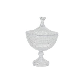 NATALUNA PORTA CARAMELLE IN VETRO TRASPARENTE DIAM. CM. 18x27 NATALUNA PORTA CARAMELLE IN VETRO TRASPARENTE DIAM. CM. 18x27