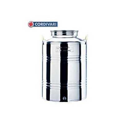 CORDIVARI STAINLESS STEEL CONTAINER LT. 75 PREPARED FOR THE TAP