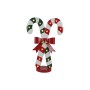 NATALUNA CANY CANE DI NATALE CON LED LED CM. 32x14x48