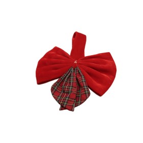 NATALUNA COPRISEDIA FIOCCO DI NATALE COLORE SCOZZESE CM. 50x60