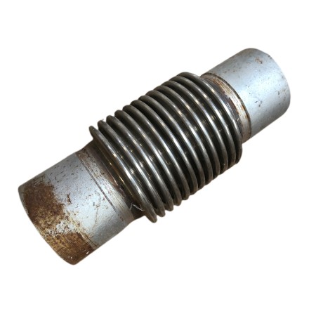 Giunto Flessibile in Acciaio Inox – Compensatore di Dilatazione Antivibrante per Impianti Idraulici e Termici mm. 80x80