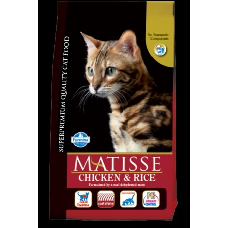 FARMINA MATISSE CROCCANTINI PER GATTO POLLO E RISO KG. 1,5
