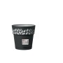 STEFANPLAST VASO OPERA DEC. CLOE D.25 X H.25 CM GRAFITE/GR.LUCE