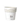 STEFANPLAST OPERA VASE DEC. CLOE D.30 X H.29 CM WHITE / TRAVERTINE