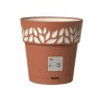 STEFANPLAST VASO OPERA DEC. CLOE D.30 X H.29 CM TERRA D'OMBRA/VANILLA