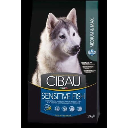 FARMINA CIBAU CROCCANTINI PER CANI SENSITIVE MEDIUM/MAXI PESCE KG. 2,5