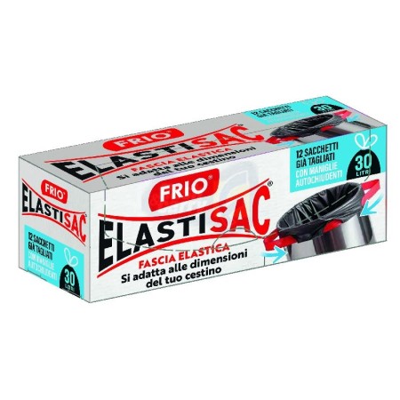 FRIO NETTEZZA ELASTISAC 12PZ 50X60 30LT NERO