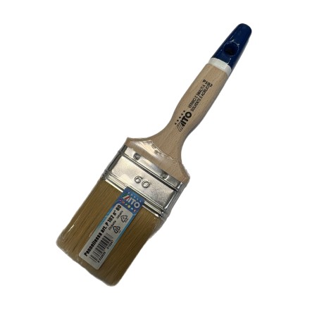 MITO PENNELLESSA PROFESSIONALE CON MANICO LEGNO P102 SETOLA BIONDA MM 60