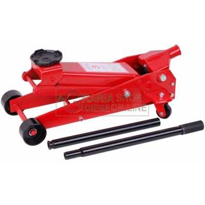 HYDRAULIC TROLLEY RATCHET THREE TONS WITH CASE TONS. 3 JACKS