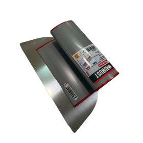 ROBUST SPATOLA LAMA PER STUCCO SILVER LISSE MANICO IN PVC E LAMA IN ACCIAIO INOX CM. 20