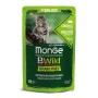 Monge Natural Super Premium Bwild Grain Free Formula Gatto Sterilizzato Cinghiale e ortaggi GR. 85