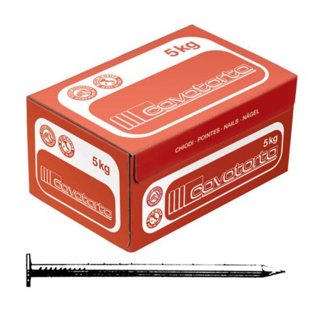 CHIODI CARPENTERIA TESTA PIANA CAVATORTA 17x60 KG. 5