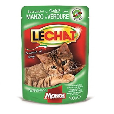 LECHAT BUSTE manzo/verdure GR. 100