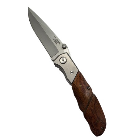 HERBERTZ FOLDING KNIFE WOODEN HANDLE AND STAINLESS STEEL BLADE CM. 20 MOD ...