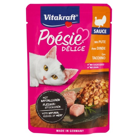 POESIE DELICE SAUCE PETTO TACCHINO 85G