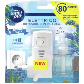 AMBIPUR ELETTRICO DIFFUSORE CON RICARICA LENOR CAPRI