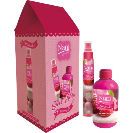 NANI' CONFEZIONE BAGNODOCCIA 300ML CON ACQUA PROFUMATA 75ML CHEESECAKE