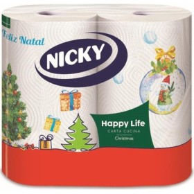 NICKY NATALE CARTA CUCINA 2ROTOLI