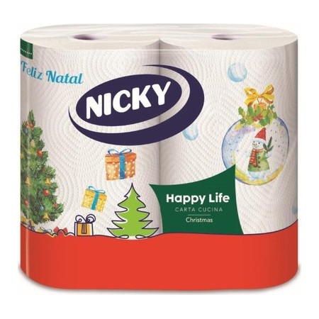 NICKY NATALE CARTA CUCINA 2ROTOLI