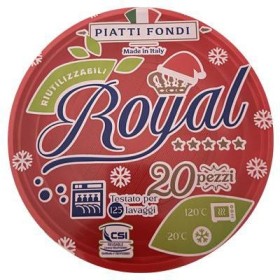 MAJOR ROSSO ROYAL PIATTI FONDI 20PZ