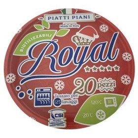 MAJOR ROSSO ROYAL PIATTI PIANI 20PZ