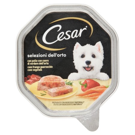CESAR SEL.O: TENERO POLLO-CUORE DI VERDURE GR 150